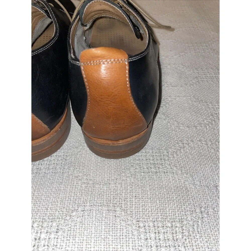 Warfield & Grand Men’s Dress Shoes Size 10.5 M Black Leather Oxfords Business